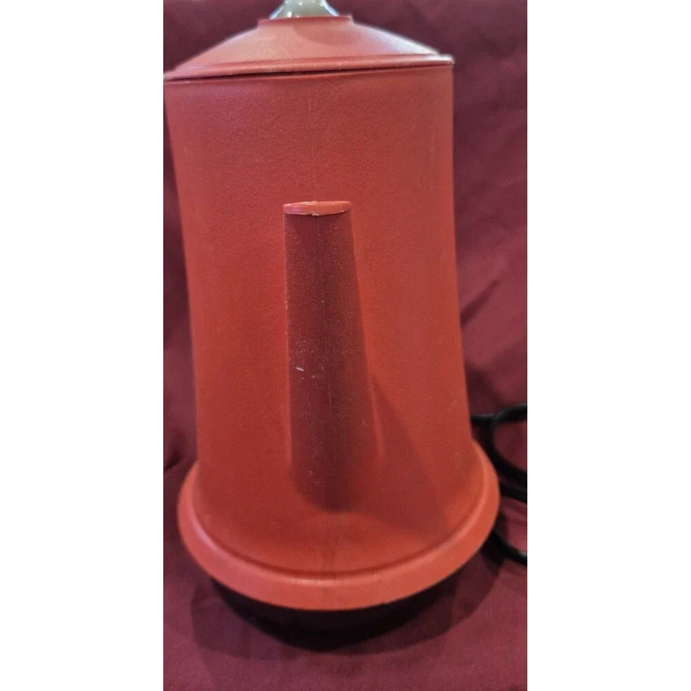 VTG Penncrest 2560 Coffee Percolator 1972 Orange Plastic 9 Cup JCPenney Retro